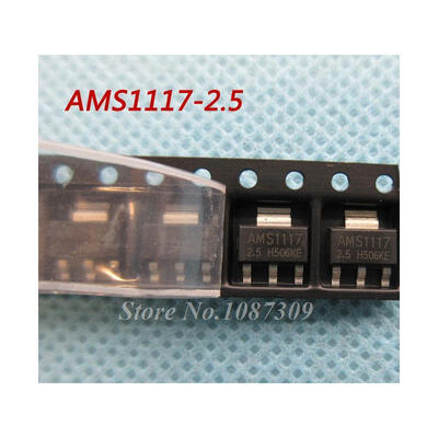 

100pcs free shipping AMS1117-25 AMS1117 25V 1A SOT-223 Voltage Regulato new original