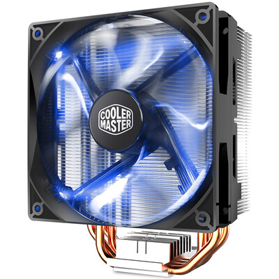 

CoolerMaster (CoolerMaster) T400i (синий) радиатора процессора (поддержка трубы жары I9 2066/4 / ШИМ Температура / LED вентилятор / задняя защелка имеет / прямой контакт тепловой трубки)