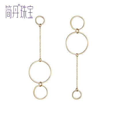 

Jane white GD 925 fungus nail female Korean temperament silver ear jewelry to send his girlfriend Valentine's Day birthday gift nostalgia Champagne gold