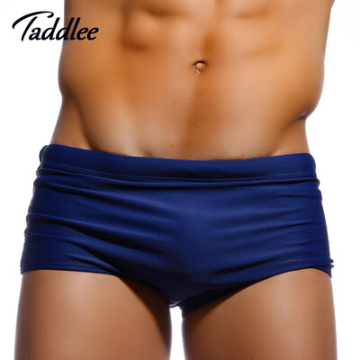 

Taddlee Brand Men Swimwear Swim Boxers Board Shorts Surfing Swimsuits Brazilian Cut Swimming Wear Sexy New Designed Swim Wear