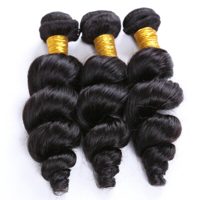 

loose curly virgin hair unprocessed virgin loose wave hair brazillian loose wave hair 3 bundles free shipping natural color