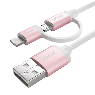 

Аутентификация Shanze (SAMZHE) AP-C010 MFI Apple Apple телефон зарядный кабель iphone6 ​​данные / 6с белый алюминиевый корпус 1 м молнии Интерфейс