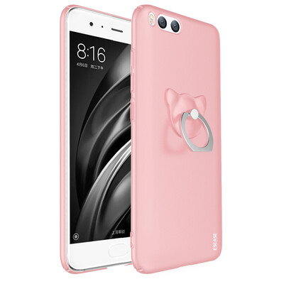 

ESCASE millet 6 mobile phone shell millet 6 mobile phone sets millet mobile phone protective shell all-inclusive paint skin feeling series hard shell ring buckle skin powder