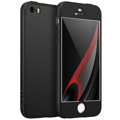 

GANGXUN iPhone se Case 360 Full Protection Ultra Slim Hard PC Protective Cover for iPhone 5S