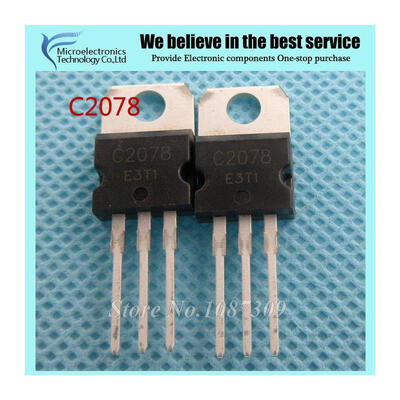 

20pcs free shipping C2078 2SC2078 3A 80V NPN high frequency power transistor channel New original
