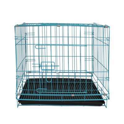 

Otto Cats Cage Cage Teddy Bears Small Dogs Bold Wire Folding Pet Cage Blue