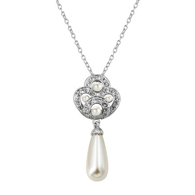 

Yoursfs® 18K Rose Gold Plated Long Pearl Blessing Necklace 2014 Новые ювелирные изделия Arriavl Fashion