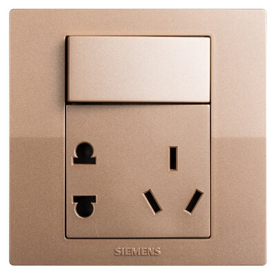 

SIEMENS 10A 5-hole wall socket wall charger with switch