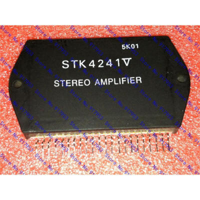 

Free Shipping 6PCS/ LOT STK4241V :AF Amplifier Split Supply 120W+120W min THD = 0.08%