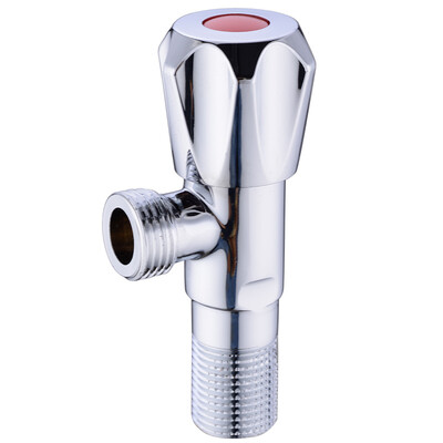 

BSITN Бостон весь угол меди клапан установлен санитарно горячей и холодной воды пять треугольной утолщенной быстрое открытие клапана крана клапана 4 точки символа воды запорный клапан B502-1