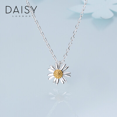 

Великобритания New Daisy Daisy LONDON ручной 12мм кулон 925 серебряное ожерелье