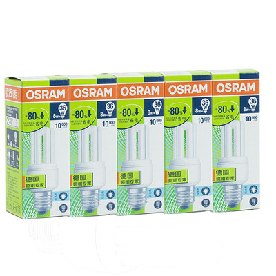 

[Супермаркет] Jingdong OSRAM OSRAM энергосберегающих ламп Mini Value Star 8W теплый белый E27 пять загруженных