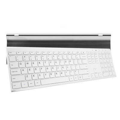 

World (BOW) HW192C rechargeable metal games office wireless keyboard laptop universal keypad white