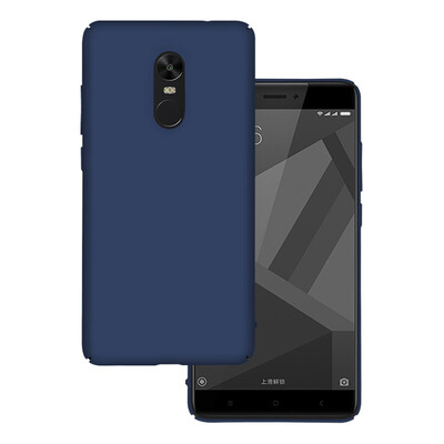 

[Version] Yomo высокая с просом красного рис красного рисом телефона оболочка Note4X Note4X высокой версией телефона случай кожи чувствовать полную окантовку Hard Case Deep Blue - высокая версия
