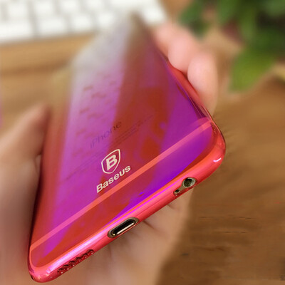 

Baseus Apple 6 6s mobile phone shell plating drop all-inclusive protective cover for iphone6 ​​ 6S 47 inches through powder