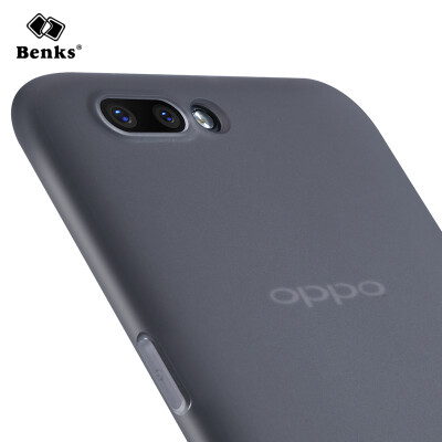 

Bunkers Benks OPPOR11 mobile phone case phone case R11 all-inclusive wrestling protective shell scrub soft shell series of anti-drop simple black