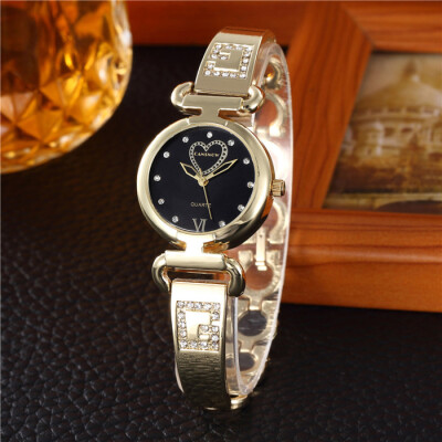 

Ladies Fashion Quartz Watch Women Rhinestone Steel Casual Dress Watch Ladies Rose Gold Crystal Dress Watch 2017