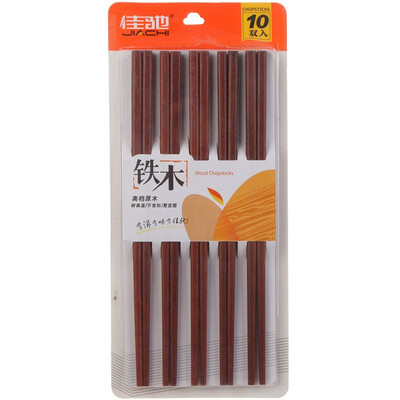

Jia Chi iron wood chopsticks chopsticks series 10 double loaded JC-6029