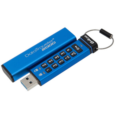 

Kingston DataTraveler 2000 64GB USB31 read speed 120MB s encryption U disk