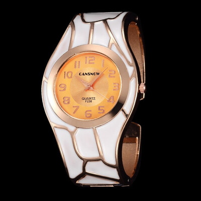 

2017 Ladies Fashion 18K Gold Luxury Brand Analog Round Dial Bracelet Watches Women Clock Quartz Watch