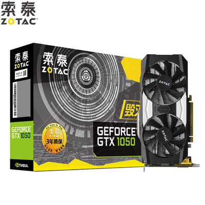 

ZOTAC GeForce GTX1050-2GD5 Разрушитель OC 1404-1518 / 7008MHz 2G / 128bit графическая карта GDDR5 PCI-E