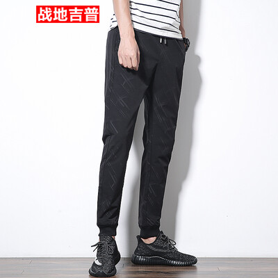 

Бойцовский джип Slim Pants Мужские повседневные брюки Комфортные спортивные штаны Ноги Брюки Брюки Мужские 17095ZTX703 Черный 2XL