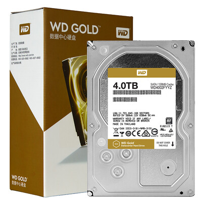 

Золотая пластина Western Digital (WD) 4TB SATA6Gb / s 7200 оборотный жесткий диск 128M (WD4002FYYZ)
