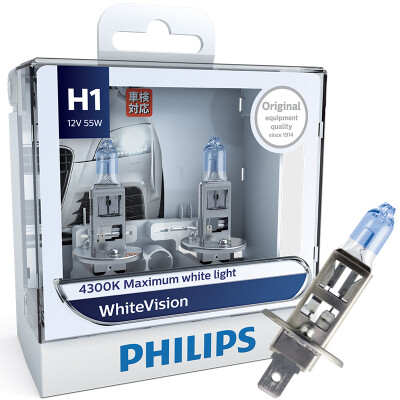 

Philips (PHILIPS) bright light HB3 (9005) upgrade car light bulb 2 loaded bright 60% fashion white light 4300K