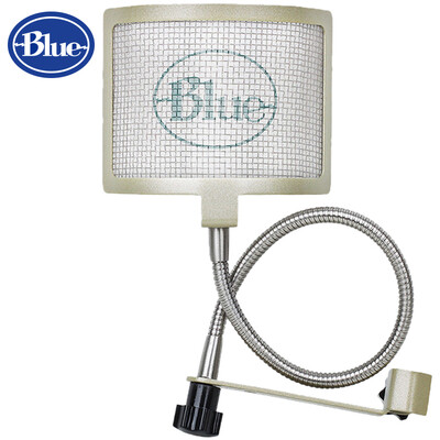

Blue The POP Metal Spray Network Capacitance Microphone Bumper Accessories Desktop Recording Desktop Computer Games Live Anchor Singing Mai