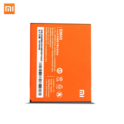 

Original Xiaomi Redmi Note 2 Lithium Polymer Battery Cell 3020mAh BM45 37V Rechargable Batteries Over-charging Protection
