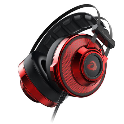 

Dareu EH725 Headset Gaming Headset Headset Virtual 7.1 Surround Sound Headphones Cool Headphones Headphones Jedi Jigger Cutlery Black Red