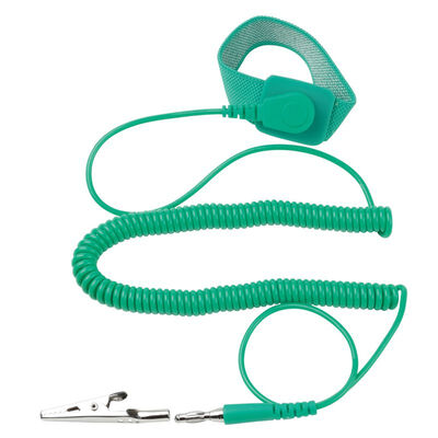 

Proskit AS-611 green anti-static wrist strap with wire protection fixed elastic bracelet