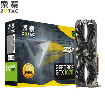 

ZOTAC GeForce GTX1060-6GD5 PLUS OC 1607-1835MHz 6GB / 8108MHz 192-битная графическая карта GDDR5 PCI-E 3.0