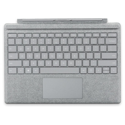 

Специальная клавиатура Microsoft (Microsoft) Surface Pro для профессиональной печати (яркая платина)