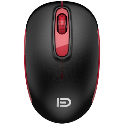 

Fude M510D rechargeable mute wireless mouse game office home laptop desktop computer mouse black red