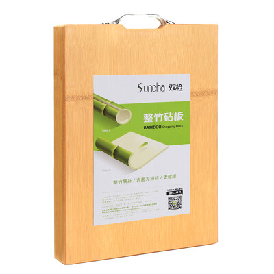 

Double-gun Suncha Chopping board Thick bamboo board Cutting board Chop plate DB1040 40 30 22cm