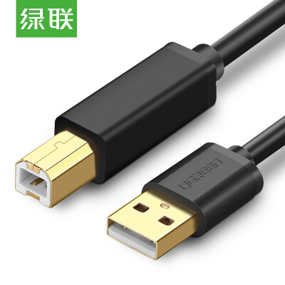 

Green (UGREEN) USB2.0 print line A public to B public signal amplifier printer cable gold plated head 1 meter 20846