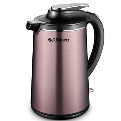 

Meiling MH-1831 Electric Kettle 1.8L Seamless Fully Stainless Steel Interior Double Wall Cool Touch Exterior