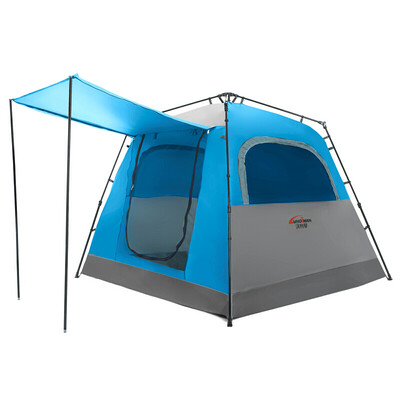 

Waterman Whotman tent outdoor 4-6 people double height high leisure camping camping tent self-driving equipment automatic speed open free to build blue WZ1867