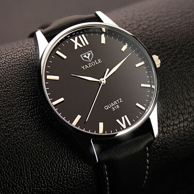 

Quartz Watch Men YAZOLE Brand Luxury Famous Wristwatches Male Clock Leather Wrist Watch Business Fashion Casual Dress Watches