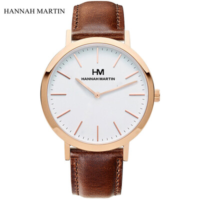 

Hannah Martin Women Watches Top Brand Luxury Clock Casual Ladies Nylon Watch Women Quartz Leather Wristwatch