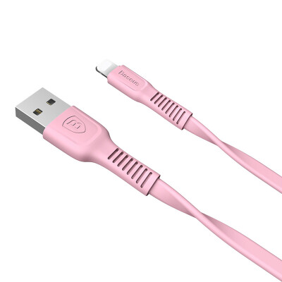 

Baseus) Apple data cable 2A mobile phone charging cable for iPhone6s / 7plus 1M pink