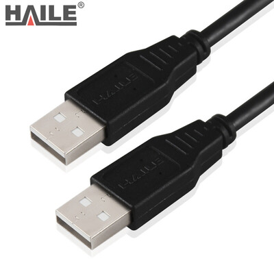 

Haile HY-41H-5M высокоскоростная линия передачи данных USB2.0 мужская общественная мужская двуглавая мобильная коробка для жестких дисков кабель для передачи данных кабель радиатора радиатора 5 метров черный
