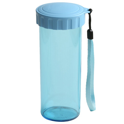 

【Jingdong Supermarket】 Tupperware (Tupperware) Ying Cai plastic heart movement leak-proof cup with carry rope 430ml sunny blue