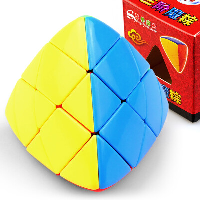 

Third-order magic wand magic cube shaped professional game dumplings puzzle decompression toys free stickers to send tutorial color