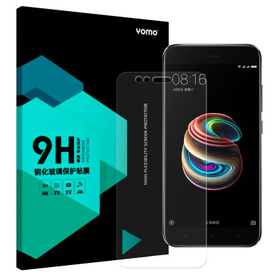 

YOMO millet 5X tempered film mobile phone film protective film anti-scratch explosion-proof glass film non-full screen coverage -0