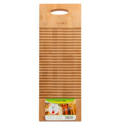 

Jingdong Supermarket double gun Suncha rubbing board bamboo home wash plate small space for washing board DY1240