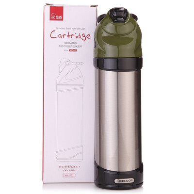 

Sino 365ml stainless steel vacuum creative handle insulation cups with tea leaves XN-5703 green