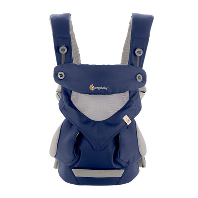 

Ergobaby 360 series breathable models 4 kinds of back baby sling four seasons universal models multi-function baby belt - carbon gray 4 months -3 years old United States