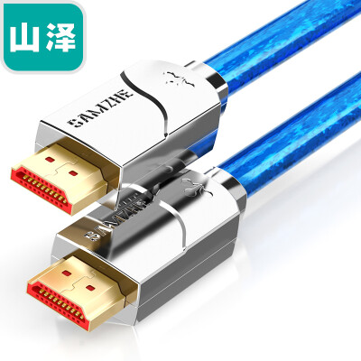 

Shanze (SAMZHE) HDMI cable version 2.0 2K * 4K digital high-definition line gold-plated connector 1 meter projection TV computer cable home theater home improvement engineering wiring SM-Z10